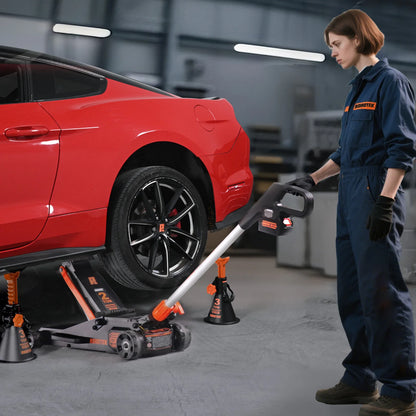 RGM-3T, 3 Ton Electric Floor Jack, Low Profile Aluminum & Steel